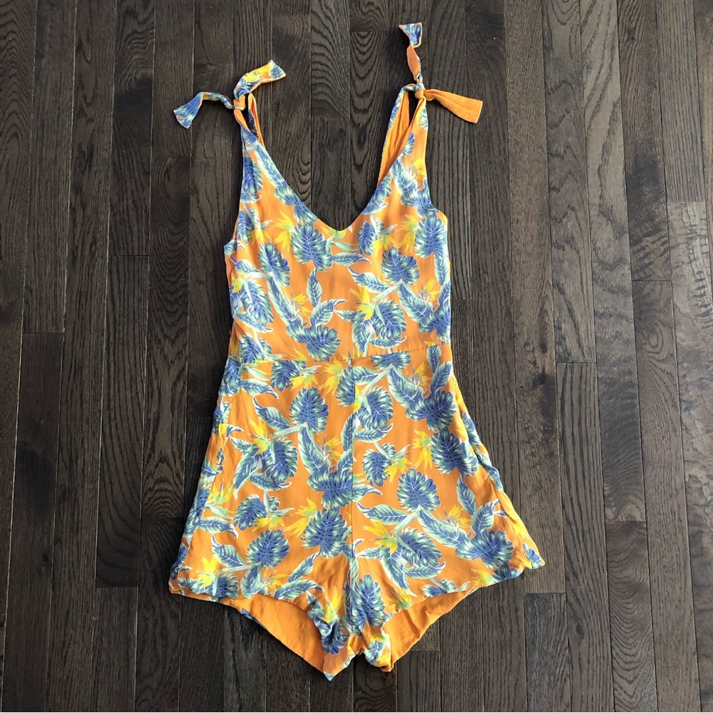 For Love and Lemons Aloha bird of paradise romper